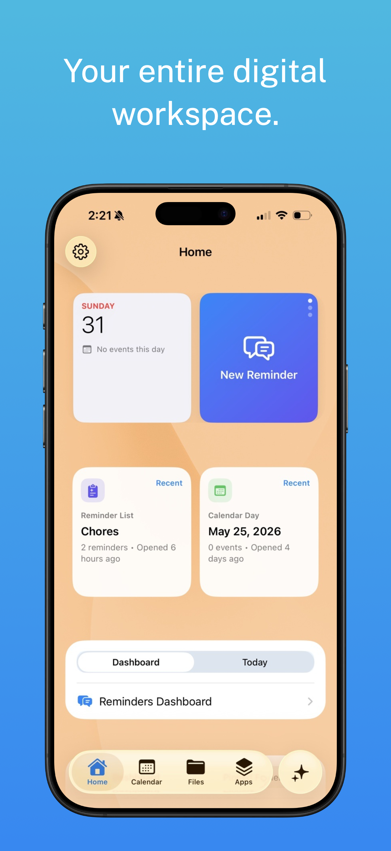Saphire iOS screenshot 1
