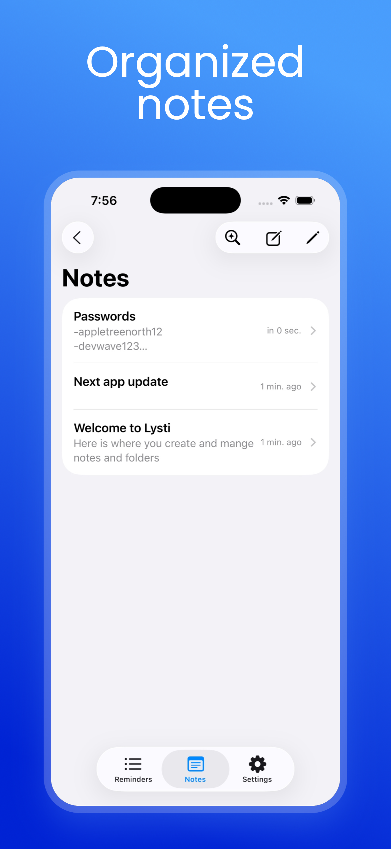 Lysti screenshot 2